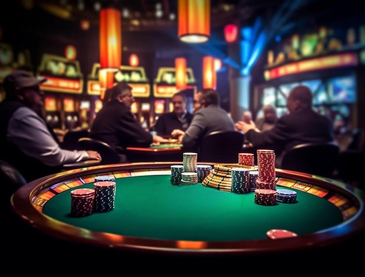AduQ card game table on mariototo login showing live dealer and player seats